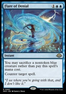Flare of Denial - Modern Horizons 3 (Rare) [MH3-62] - JotaCards - Tu Tienda de TCG