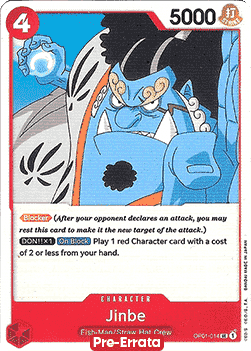 Jinbe (OP01-014) - Romance Dawn (Pre-Errata) (Common) [OP01E-014] - JotaCards - Tu Tienda de TCG