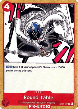 Round Table (OP01-027) - Romance Dawn (Pre-Errata) (Common) [OP01E-027] - JotaCards - Tu Tienda de TCG