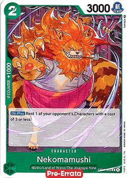 Nekomamushi (OP01-048) (V.1) - Romance Dawn (Pre-Errata) (Common) [OP01E-048] - JotaCards - Tu Tienda de TCG