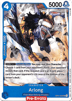 Arlong (OP01-063) - Romance Dawn (Pre-Errata) (Uncommon) [OP01E-063] - JotaCards - Tu Tienda de TCG