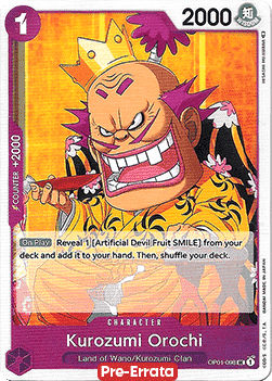 Kurozumi Orochi (OP01-098) - Romance Dawn (Pre-Errata) (Uncommon) [OP01E-098] - JotaCards - Tu Tienda de TCG