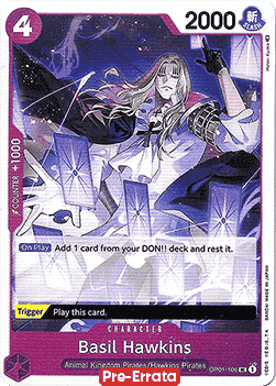 Basil Hawkins (OP01-106) - Romance Dawn (Pre-Errata) (Uncommon) [OP01E-106] - JotaCards - Tu Tienda de TCG