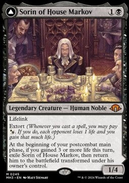 Sorin of House Markov // Sorin, Ravenous Neonate - Modern Horizons 3 (Mythic) [MH3-245] - JotaCards - Tu Tienda de TCG