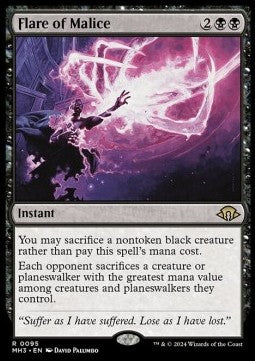 Flare of Malice - Modern Horizons 3 (Rare) [MH3-95] - JotaCards - Tu Tienda de TCG