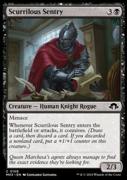 Scurrilous Sentry - Modern Horizons 3 (Common) [MH3-108] - JotaCards - Tu Tienda de TCG