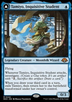 Tamiyo, Inquisitive Student // Tamiyo, Seasoned Scholar - Modern Horizons 3 (Mythic) [MH3-242] - JotaCards - Tu Tienda de TCG