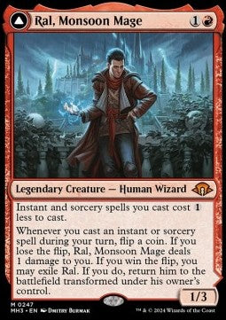 Ral, Monsoon Mage // Ral, Leyline Prodigy - Modern Horizons 3 (Mythic) [MH3-247] - JotaCards - Tu Tienda de TCG