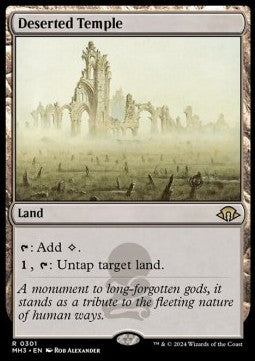 Deserted Temple - Modern Horizons 3 (Rare) [MH3-301] - JotaCards - Tu Tienda de TCG