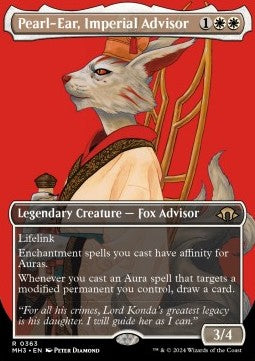 Pearl-Ear, Imperial Advisor (V.1) - Modern Horizons 3: Extras (Rare) [XMH3-363] - JotaCards - Tu Tienda de TCG