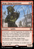 Siege-Gang Lieutenant - Commander: Modern Horizons 3 (Rare) [M3C-113] - JotaCards - Tu Tienda de TCG