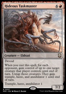 Hideous Taskmaster - Commander: Modern Horizons 3 (Rare) [M3C-57] - JotaCards - Tu Tienda de TCG