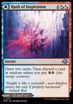 Rush of Inspiration // Crackling Falls - Modern Horizons 3 (Uncommon) [MH3-257] - JotaCards - Tu Tienda de TCG