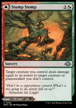 Stump Stomp // Burnwillow Clearing - Modern Horizons 3 (Uncommon) [MH3-259] - JotaCards - Tu Tienda de TCG