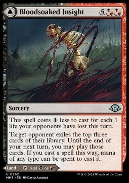 Bloodsoaked Insight // Sanguine Morass - Modern Horizons 3 (Uncommon) [MH3-252] - JotaCards - Tu Tienda de TCG