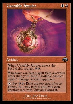Unstable Amulet (V.1) - Modern Horizons 3: Extras (Uncommon) [XMH3-421] - JotaCards - Tu Tienda de TCG