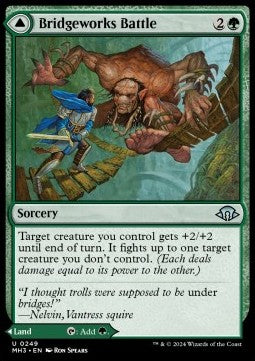 Bridgeworks Battle // Tanglespan Bridgeworks - Modern Horizons 3 (Uncommon) [MH3-249] - JotaCards - Tu Tienda de TCG
