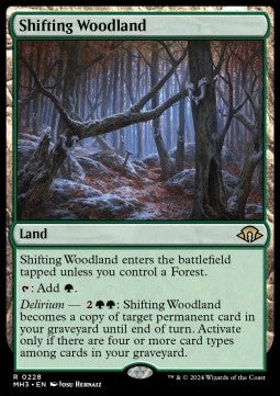 Shifting Woodland - Modern Horizons 3 (Rare) [MH3-228] - JotaCards - Tu Tienda de TCG