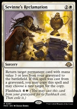 Sevinne's Reclamation - Modern Horizons 3 (Rare) [MH3-267] - JotaCards - Tu Tienda de TCG