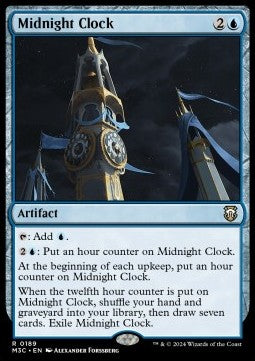 Midnight Clock - Commander: Modern Horizons 3 (Rare) [M3C-189] - JotaCards - Tu Tienda de TCG