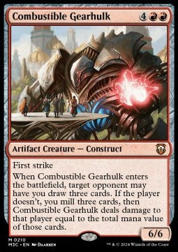 Combustible Gearhulk - Commander: Modern Horizons 3 (Mythic) [M3C-210] - JotaCards - Tu Tienda de TCG
