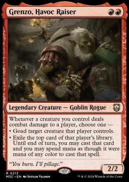 Grenzo, Havoc Raiser - Commander: Modern Horizons 3 (Rare) [M3C-213] - JotaCards - Tu Tienda de TCG