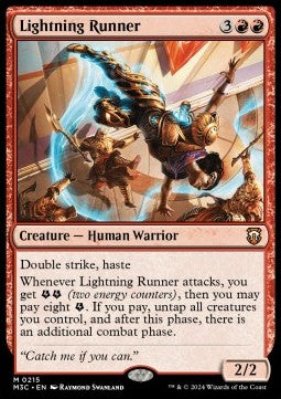 Lightning Runner - Commander: Modern Horizons 3 (Mythic) [M3C-215] - JotaCards - Tu Tienda de TCG