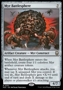 Myr Battlesphere - Commander: Modern Horizons 3 (Rare) [M3C-301] - JotaCards - Tu Tienda de TCG