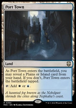 Port Town - Commander: Modern Horizons 3 (Rare) [M3C-364] - JotaCards - Tu Tienda de TCG
