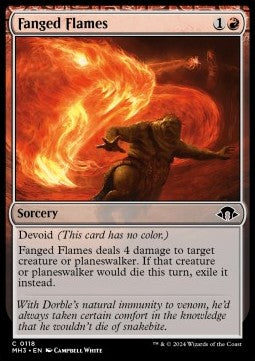 Fanged Flames - Modern Horizons 3 (Common) [MH3-118] - JotaCards - Tu Tienda de TCG
