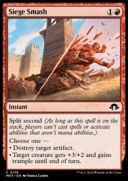 Siege Smash - Modern Horizons 3 (Common) [MH3-136] - JotaCards - Tu Tienda de TCG