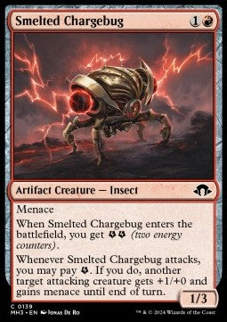 Smelted Chargebug - Modern Horizons 3 (Common) [MH3-139] - JotaCards - Tu Tienda de TCG