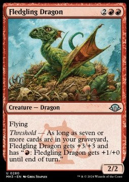 Fledgling Dragon - Modern Horizons 3 (Uncommon) [MH3-280] - JotaCards - Tu Tienda de TCG