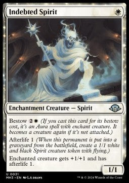 Indebted Spirit - Modern Horizons 3 (Uncommon) [MH3-31] - JotaCards - Tu Tienda de TCG