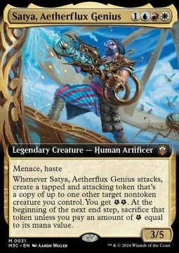 Satya, Aetherflux Genius (V.3) - Commander: Modern Horizons 3: Extras (Mythic) [XM3C-31] - JotaCards - Tu Tienda de TCG