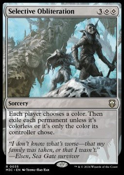 Selective Obliteration - Commander: Modern Horizons 3 (Rare) [M3C-35] - JotaCards - Tu Tienda de TCG