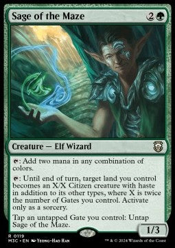 Sage of the Maze - Commander: Modern Horizons 3 (Rare) [M3C-119] - JotaCards - Tu Tienda de TCG