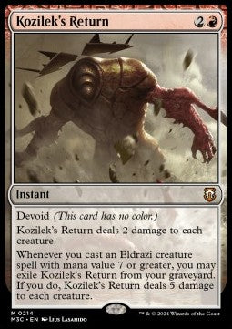 Kozilek's Return - Commander: Modern Horizons 3 (Mythic) [M3C-214] - JotaCards - Tu Tienda de TCG