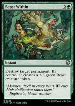 Beast Within - Commander: Modern Horizons 3 (Uncommon) [M3C-223] - JotaCards - Tu Tienda de TCG