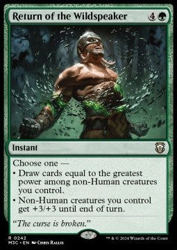 Return of the Wildspeaker - Commander: Modern Horizons 3 (Rare) [M3C-242] - JotaCards - Tu Tienda de TCG