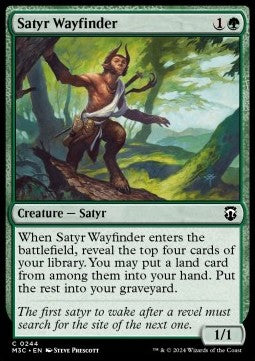 Satyr Wayfinder - Commander: Modern Horizons 3 (Common) [M3C-244] - JotaCards - Tu Tienda de TCG