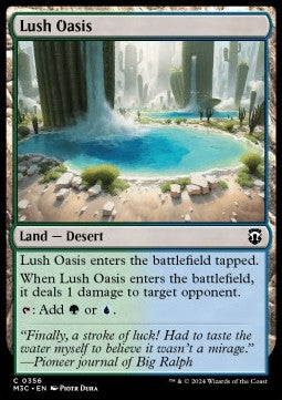 Lush Oasis - Commander: Modern Horizons 3 (Common) [M3C-356] - JotaCards - Tu Tienda de TCG