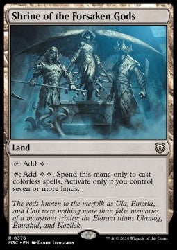 Shrine of the Forsaken Gods - Commander: Modern Horizons 3 (Rare) [M3C-376] - JotaCards - Tu Tienda de TCG