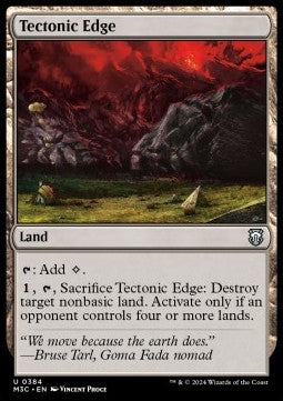 Tectonic Edge - Commander: Modern Horizons 3 (Uncommon) [M3C-384] - JotaCards - Tu Tienda de TCG