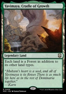 Yavimaya, Cradle of Growth - Commander: Modern Horizons 3 (Rare) [M3C-409] - JotaCards - Tu Tienda de TCG