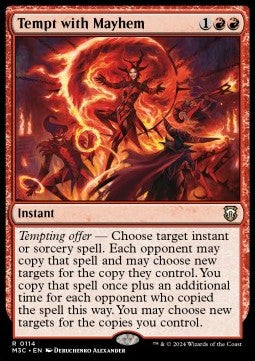 Tempt with Mayhem - Commander: Modern Horizons 3 (Rare) [M3C-114] - JotaCards - Tu Tienda de TCG