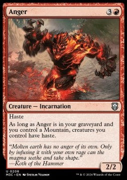 Anger - Commander: Modern Horizons 3 (Uncommon) [M3C-208] - JotaCards - Tu Tienda de TCG