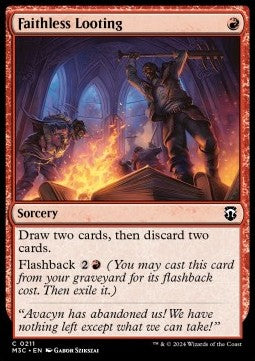 Faithless Looting - Commander: Modern Horizons 3 (Common) [M3C-211] - JotaCards - Tu Tienda de TCG