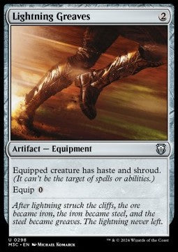 Lightning Greaves - Commander: Modern Horizons 3 (Uncommon) [M3C-298] - JotaCards - Tu Tienda de TCG