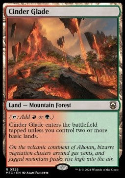 Cinder Glade - Commander: Modern Horizons 3 (Rare) [M3C-329] - JotaCards - Tu Tienda de TCG